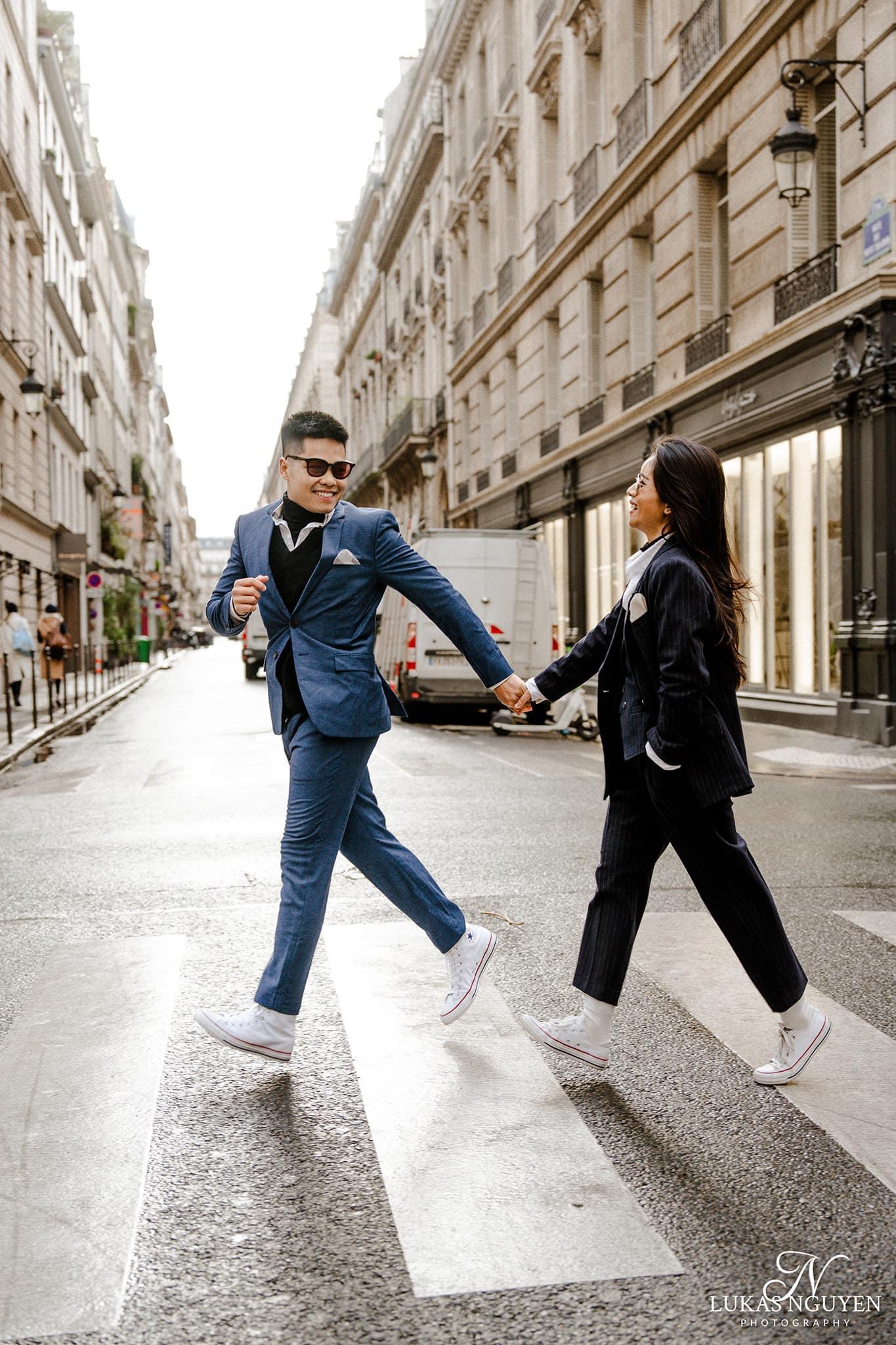Romantic view in Paris